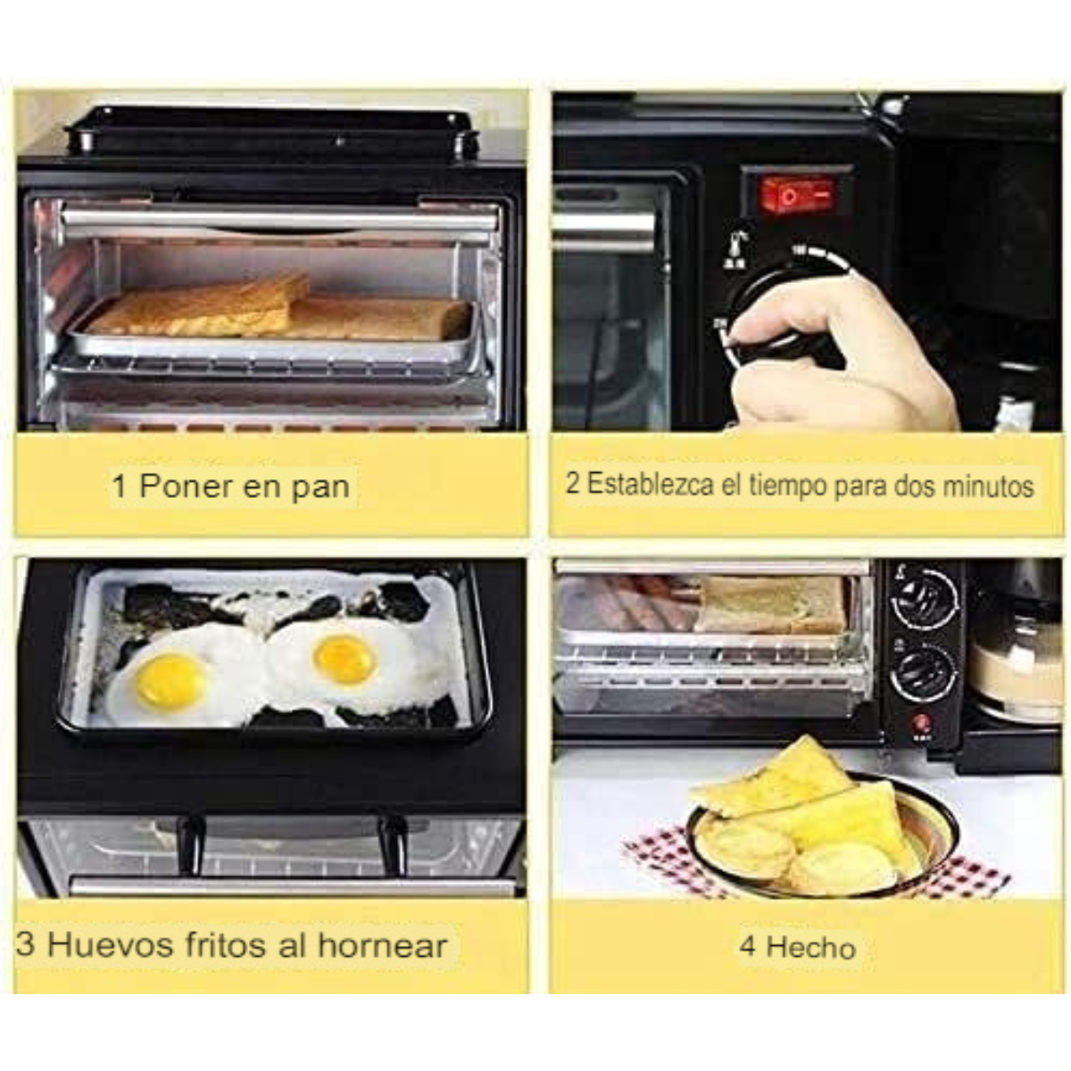 Kit de Horno Eléctrico-Cafetera-Plancha