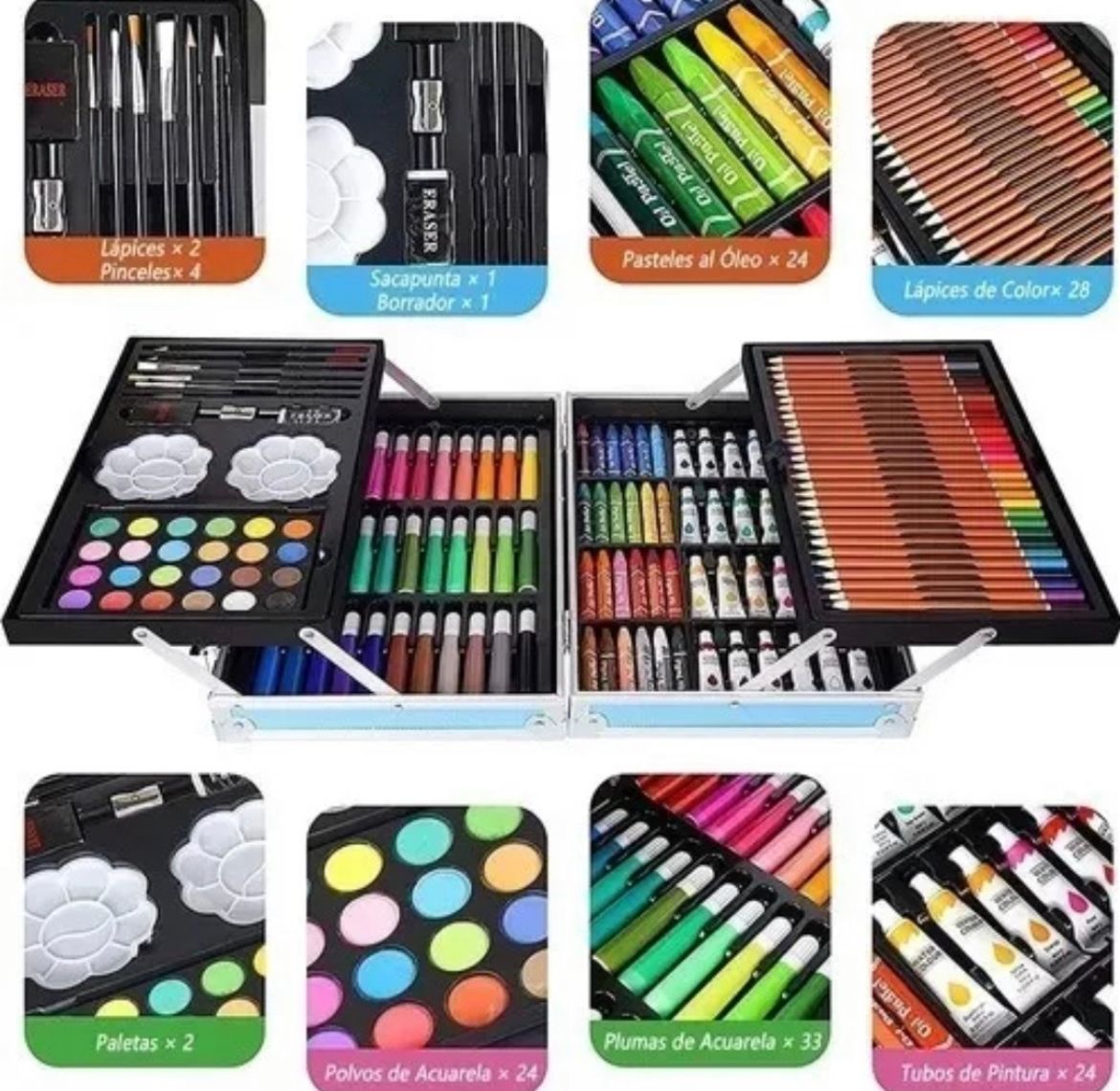 Set Maleta De Arte 145 Piezas